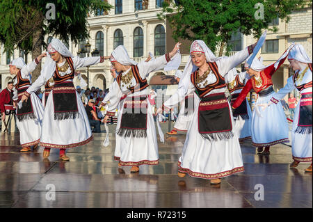 Internationale Folklore Festival, Weltjugendtag, Skopje, Mazedonien Stockfoto