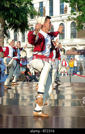 Internationale Folklore Festival, Weltjugendtag, Skopje, Mazedonien Stockfoto