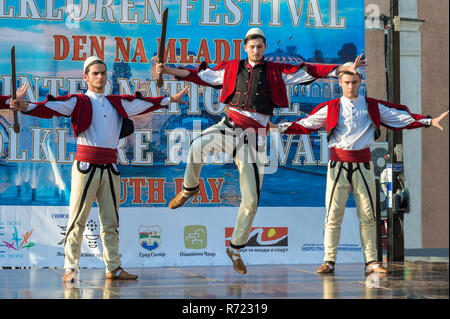 Internationale Folklore Festival, Weltjugendtag, Skopje, Mazedonien Stockfoto