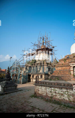 Renovierung Chilancho Stupa Stockfoto