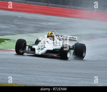 Christophe D'Ansembourg, Williams FW 07C, FIA-Meister, historische Formel 1, Silverstone Classic 2015, Chris McEvoy, Rundstrecke, Cjm - Fotografie, C Stockfoto