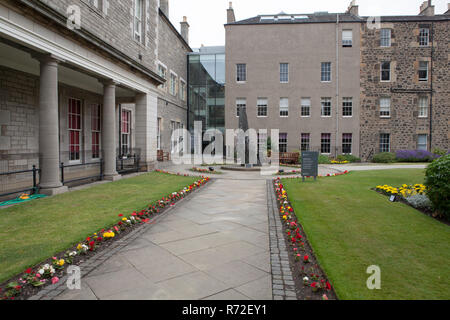 Innenhof der Chirurgen' Hall Museen in Edinburgh, der sich aus den Wohl Pathologie Museum, das die Geschichte der Chirurgie Museum und die zahnmedizinischen Sammlung Stockfoto