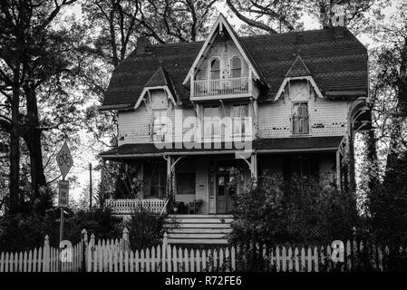 Ein altes Haus in Roland Park, Baltimore, Maryland Stockfoto