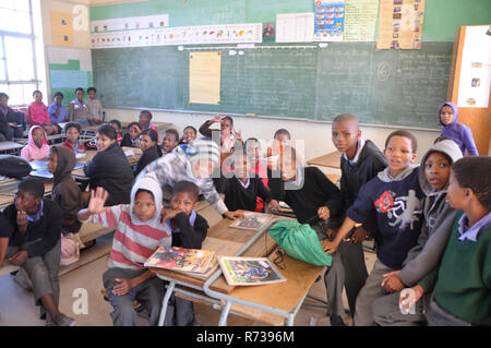 Namibia: Die Schule für Kinder, die ihre Eltern durch HIV in Maltahöhe verloren Stockfoto