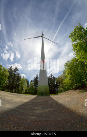 Windkraftwerk Stockfoto