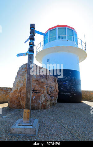 Leuchtturm, Kap der Guten Hoffnung, Western Cape, Südafrika, Afrika Stockfoto