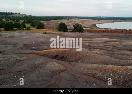 Sand, Tagebau, Bergbau, dump, Pechhuette, Finsterwalde, Lausitz, Brandenburg, Deutschland, Pechhütte Stockfoto