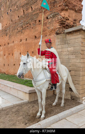 Rabat Mausoleum von König Mohammed V, Marokko Stockfoto