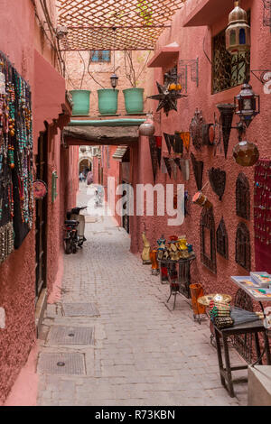 Marrakesch Souks, Marokko Stockfoto