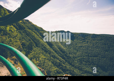 Die Vercors ist zwischen Grenoble und Sterben und bildet den Fuß der Alpen aus dem Rhône-Tal im Westen. Stockfoto