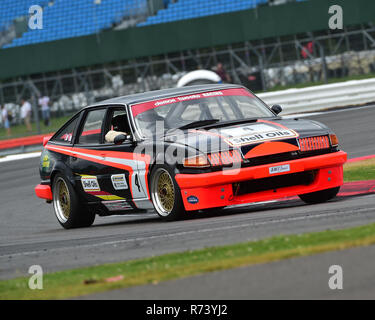 Chris Williams, Charlie Williams, Rover SD1, historische Tourenwagen Challenge, 1966-1990, Silverstone Classic 2016, 60er Jahre Autos, Chris McEvoy, Cjm-Foto Stockfoto