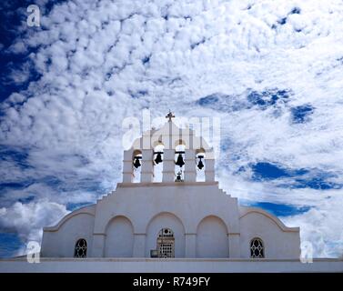 Dach der Orthodoxen Kathedrale auf der Insel Naxos, Griechenland Stockfoto