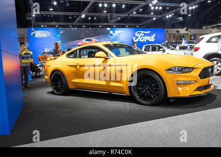 Bangkok, Thailand - 30. November 2018: Ford Auto Show in Thailand International Motor Expo 2018 (MOTOR EXPO 2018) auf Nov 30,2018 in Bangkok, Thailand Stockfoto