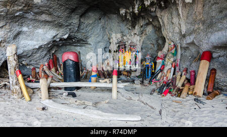 Prinzessin Phra Nang Höhle, Railay Beach, Thailand Stockfoto