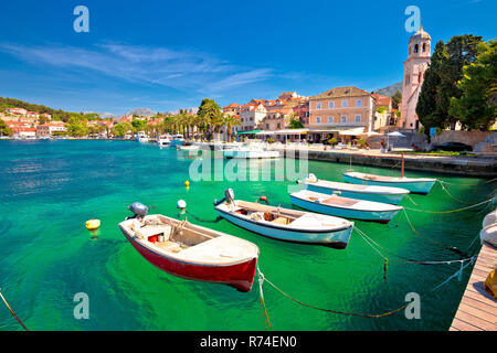 Türkis Waterfront von Cavtat anzeigen Stockfoto