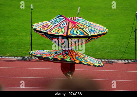 Schließen des Festivals "Polissya Sommer mit Folklore Lutsk Ukraine" 25.08.2018 Stockfoto