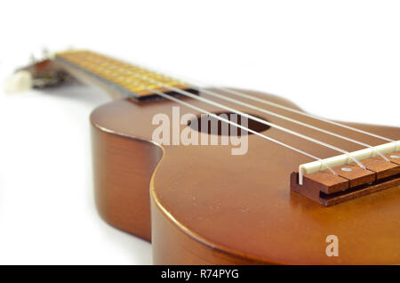Braun ukulele Gitarre Stockfoto