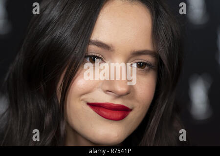 Spanische Sängerin Rosalia präsentiert Rouge Pur-Couture die Slim-Matten Lippenstift von Yves Saint Laurent im Palast der Santona Mit: Rosalia Wo: Madrid, Spanien Wann: 06 Aug 2018 Quelle: Oscar Gonzalez/WENN.com Stockfoto