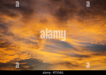 Abend Himmel Hintergrund Stockfoto