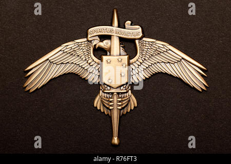Die Marine Special Operator Insignia für Marine Special Operations aka Räuber Stockfoto
