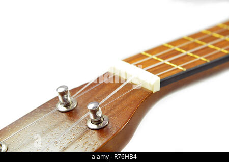 Braun ukulele Gitarre Stockfoto