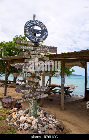 Insel Anmelden St. Kitts Stockfoto