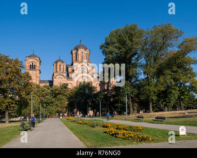 Orthodoxe Markus Kirche Sv Marka, Belgrad, Serbien, Europa Stockfoto