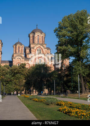 Orthodoxe Markus Kirche Sv Marka, Belgrad, Serbien, Europa Stockfoto