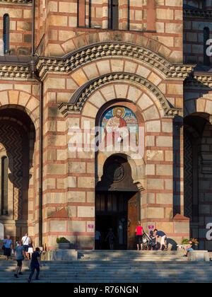 Orthodoxe Markus Kirche Sv Marka, Belgrad, Serbien, Europa Stockfoto