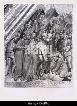 Umbrien Perugia Trevi-Brunnen Palazzo Communale, Pinacoteca, dies ist mein Italien, die italienische Land der Geschichte, Ansichten des 15. Jahrhunderts Fassade des Palazzo Communale und der Piazza Mazzini. Blick auf die feine Sammlung der umbrischen Malerei, Skulptur, Metallverarbeitung und Deruta Majolika in der Pinacoteca. Besonders hervorzuheben ist die Skulpturengruppe, die ein ausgezeichnetes Beispiel der großen Bildhauer aus dem 19. Jahrhundert Cesare Aureli. Die Fotos zeigen auch die Umbrischen encycolpedic Sammlung von Gemälden aus dem 14. und 16. Jahrhundert markiert durch die Werke von Giovanni Spagna, Giusto di Grand und Pinturricchio Stockfoto