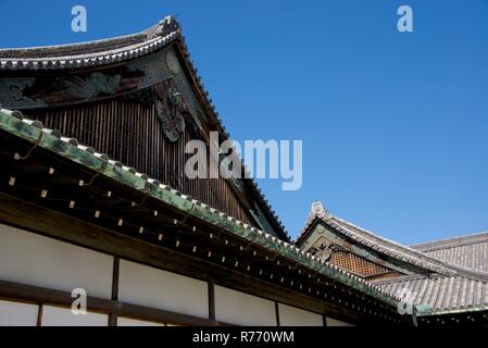 Dächer auf Kyoto Tempel Stockfoto