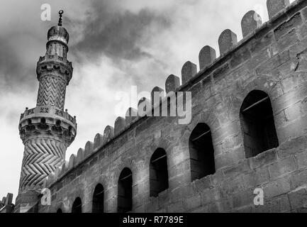 Alte Moschee (Die salahaddin Zitadelle von Kairo) Stockfoto