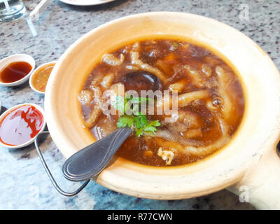 Fisch maw Suppe, Chinese-styled Essen. Stockfoto