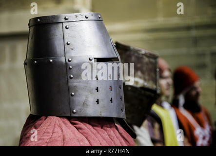 Mittelalterlichen Rüstung Handschuh Stockfoto