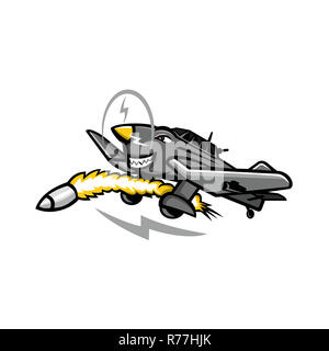 Junkers Ju 87 Stuka Dive Bomber Maskottchen Stockfoto