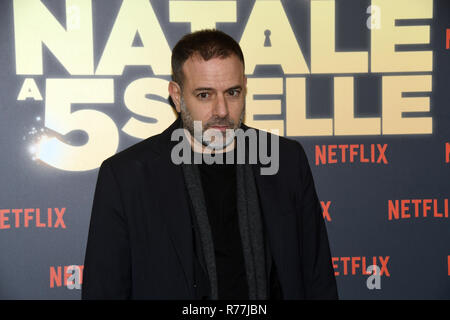 Rom 07 Dic 2018 - der Raum Moderno - Vorschau film UN NATALE A 5 STELLE Fausto Brizzi guest Credit: Giuseppe Andidero Stockfoto