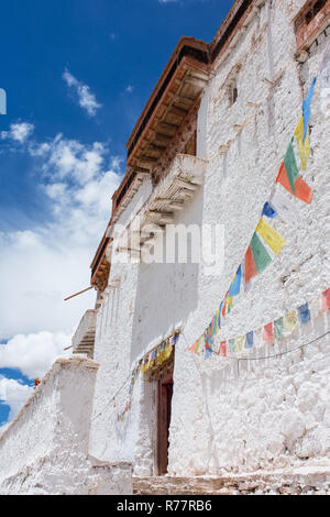 Basgo Gompa ist eine alte Festung und buddhistische Kloster in Bazgo Tal in Leh, Ladakh, Jammu und Kaschmir, Indien. Stockfoto