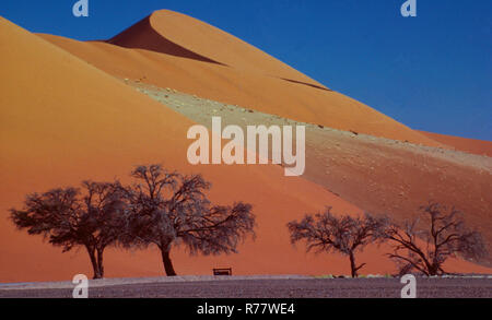Soussevlei Dünen Landschaft in Namibia Stockfoto