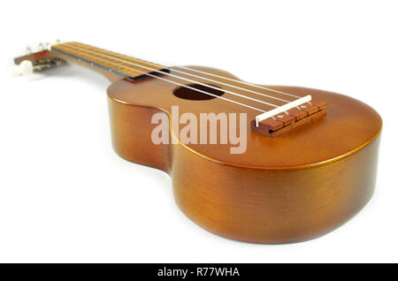 Braun ukulele Gitarre Stockfoto