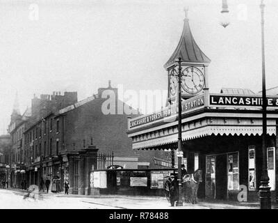 Lancashire und Yorkshire Railway Station, Bolton Street in Bury Stockfoto