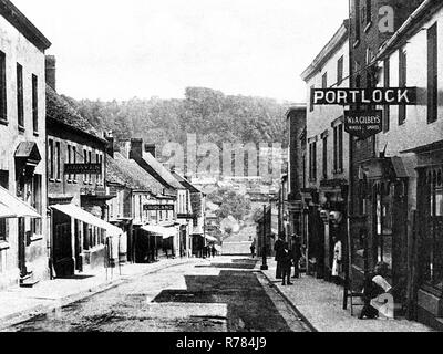 Lange Straße, Wotton Under Edge Stockfoto