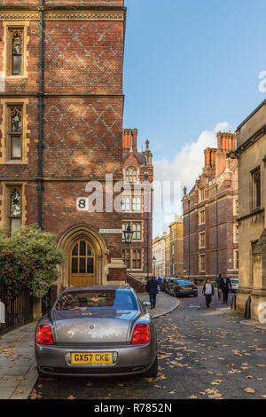 London, November 2018. Ein Blick auf die Architektur an Lincolns Inn Fields Kammern in London Stockfoto