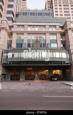 Stadt Boston Feuerwehr, 125 Kauf Straße, zwischen Oliver und Pearl Straßen, in der Innenstadt von Boston, Massachusetts, Vereinigte Staaten von Amerika. Stockfoto