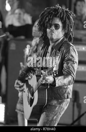 London, UK, 7. Sep 2018. Lenny Kravitz American singer-songwriter führt Leben außerhalb der BBC für die Show Stockfoto