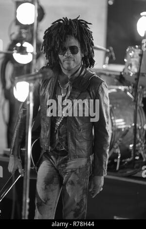 London, UK, 7. Sep 2018. Lenny Kravitz American singer-songwriter führt Leben außerhalb der BBC für die Show Stockfoto