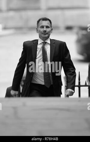 London, UK, 4. Sep 2018. Staatssekretär für Auswärtige und Commonwealth-Angelegenheiten der Rt Hon Jeremy Hunt MP einer Kabinettssitzung am 10 Downing Street, London besucht Stockfoto