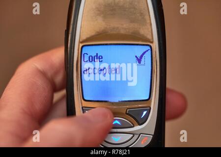 Altes Handy Stockfoto