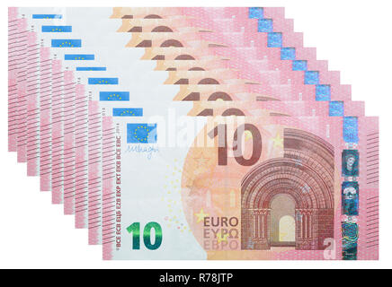 10 Euro Banknote, neue Stockfoto