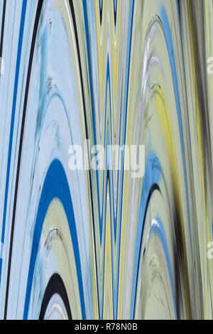 Abstrakte gemischt Acryl Textur mit Marmor Muster. Abstrakte bunten Hintergrund, Tapeten. Das Mischen von Farben. Marmor Textur Stockfoto