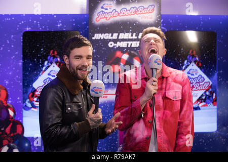 Liam Payne und Römischen Kemp während der Tag einer der Hauptstadt Jingle Bell Ball mit Coca-Cola in der Londoner O2 Arena. Stockfoto